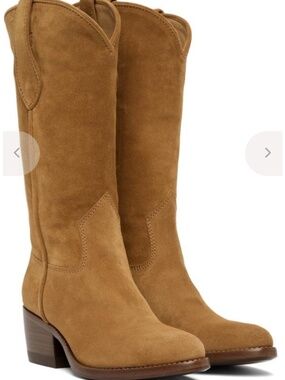 RAG AND BONE SUEDE COWBOY BOOTS